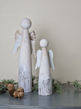 Load image into Gallery viewer, Rustic Wooden Angel Christmas Ornament - 2 Sizes