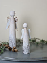 Load image into Gallery viewer, Rustic Wooden Angel Christmas Ornament - 2 Sizes