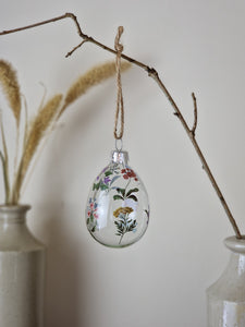 Glass Eggs Hanging Decorations - Various Designs