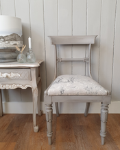 Load image into Gallery viewer, Victorian Painted & Re-Upholstered side chair