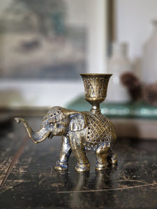 Indian Elephant Candle Holder