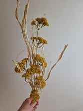 Load image into Gallery viewer, Yellow Natural Achillea - Faux Greenery Stem
