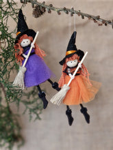 Load image into Gallery viewer, Belinda Witch with Broom - 3 Different Designs
