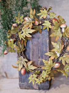 Woodland Leaves Autumn Wreath