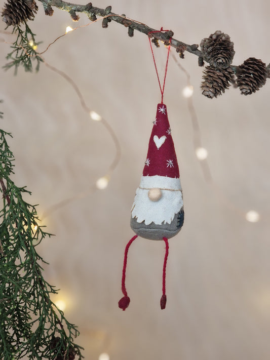 Nordic Gnome Christmas Hanging Ornament