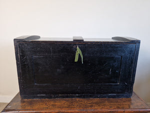 Antique Ebonised & Mahogany Engineers/Collectors Chest/Box