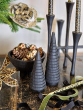 Load image into Gallery viewer, Scandi Ebonised Wooden Christmas Trees - Various Sizes
