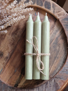 Medium Dinner Candles - Set of 6 Various Colours