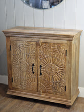 Load image into Gallery viewer, Carved Soild Wooden Cupboard
