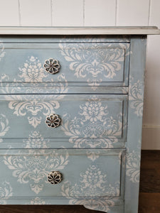 Hand Painted Vintage Chest of Drawers