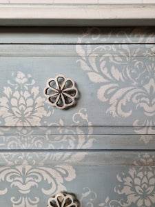 Hand Painted Vintage Chest of Drawers