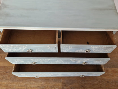 Hand Painted Vintage Chest of Drawers