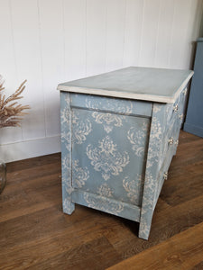 Hand Painted Vintage Chest of Drawers