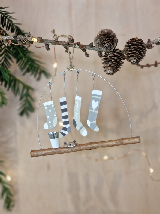 Hanging Stockings - Hanging Ornament