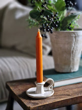 Load image into Gallery viewer, Netural Ceramic Candle Holder - 4 different designs
