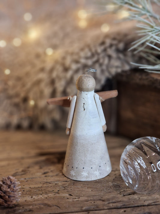 Paper Mache Angel - Tree Topper