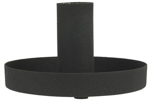 IB Laursen Matt Black Dinner Candle Holder