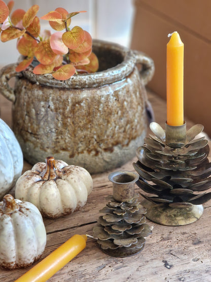 Pine Cone Candle Holders - 2 sizes