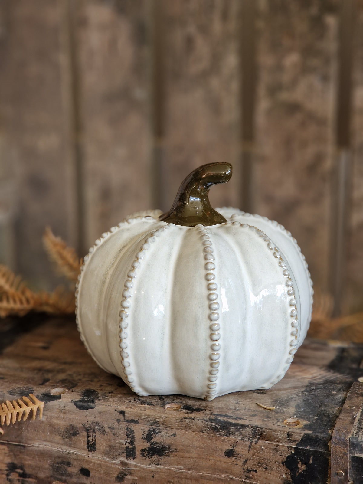 Netural Ceramic Pumpkins - various sizes & designs