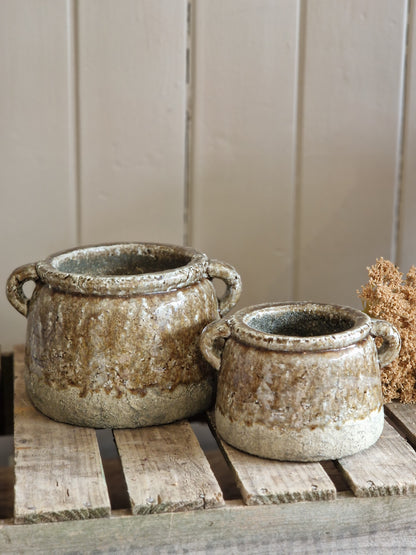Rustic Stoneware Pot