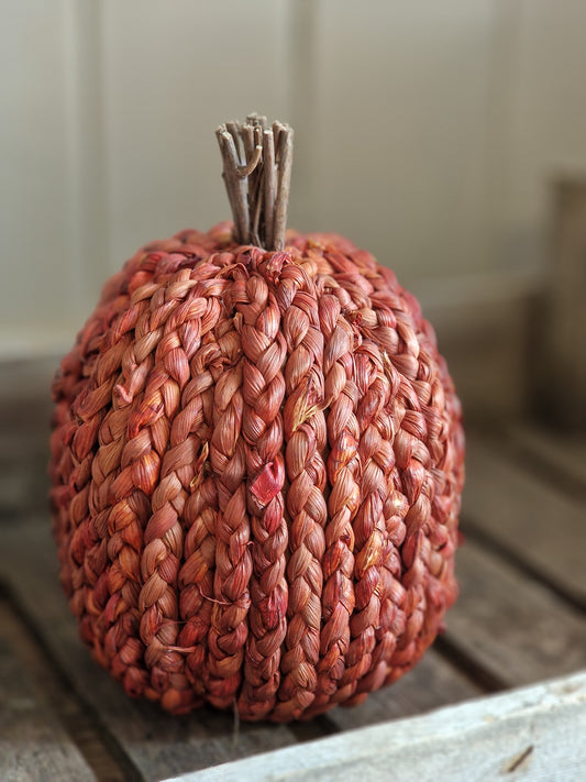 Straw Pumpkins - various sizes