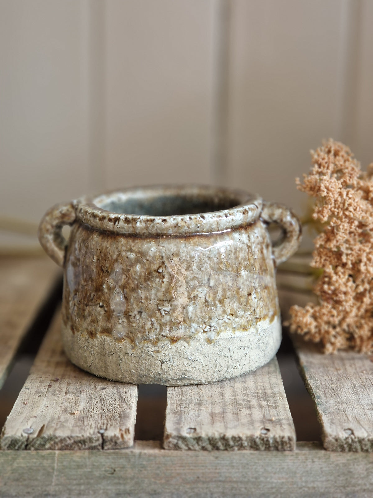 Rustic Stoneware Pot