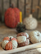 Load image into Gallery viewer, Straw Pumpkins - various sizes
