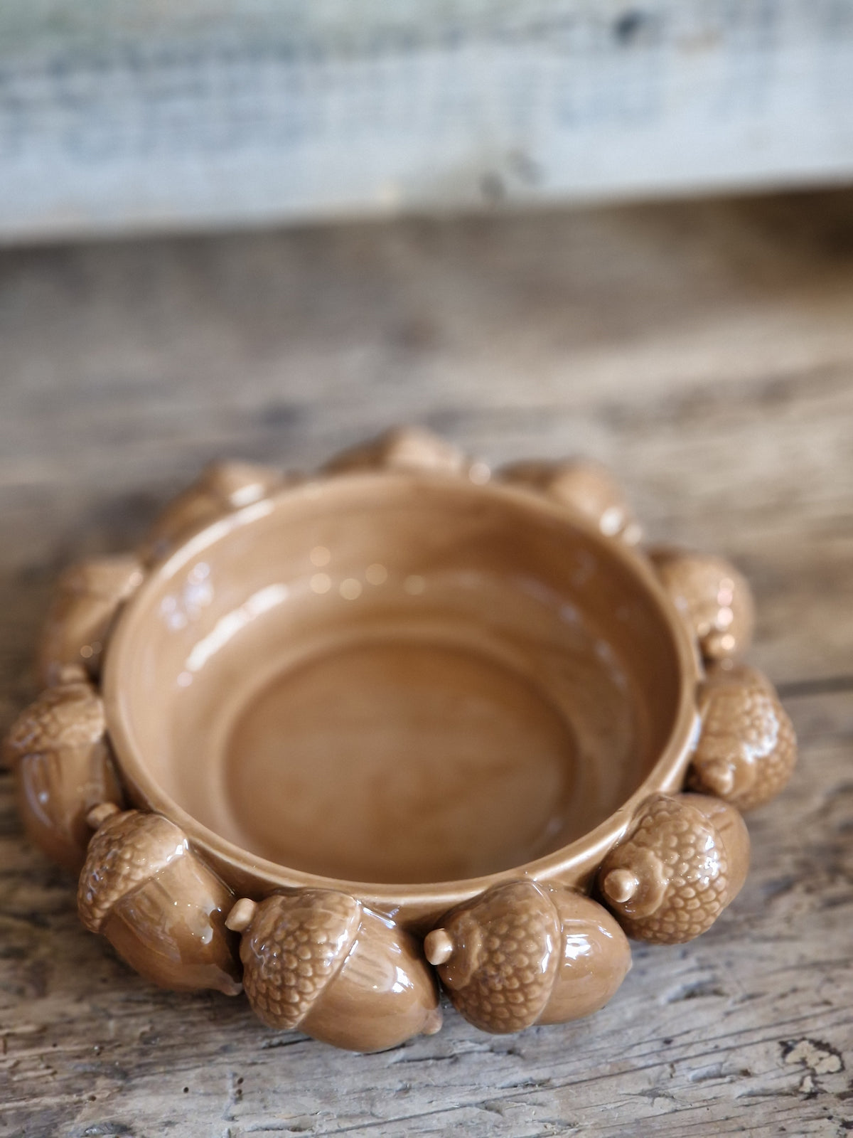 Ceramic Acorn Bowl