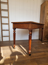 Load image into Gallery viewer, Antique Mahogany &amp; Leather Library Table/Desk made by Miles &amp; Edwards Oxford St, London C1840
