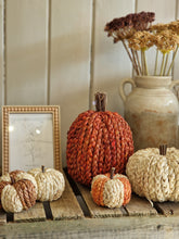 Load image into Gallery viewer, Straw Pumpkins - various sizes
