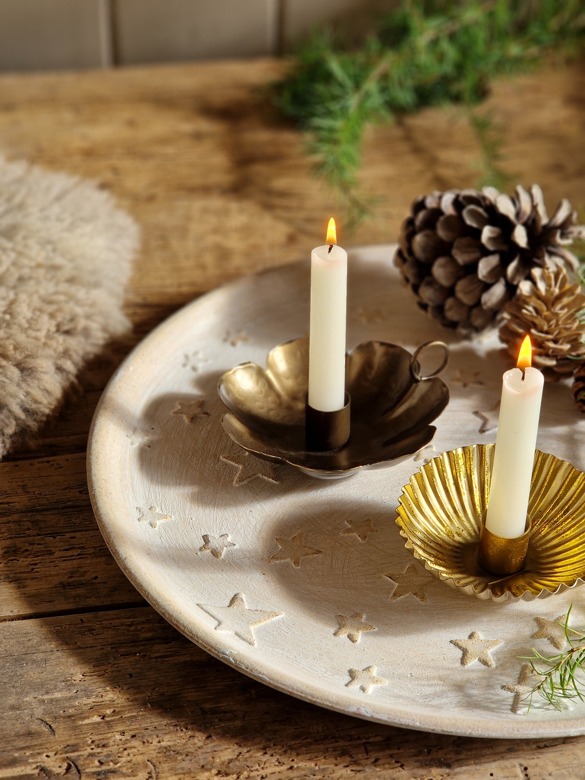 Old World Candle Holder
