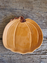 Load image into Gallery viewer, Ceramic Pumpkin dish
