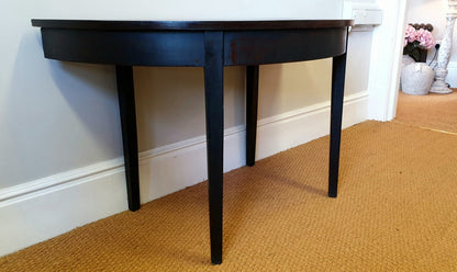 Mahogany D-End Table