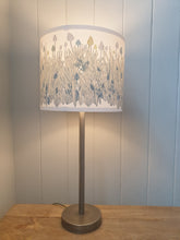 Load image into Gallery viewer, Blue flower garden lampshade 
