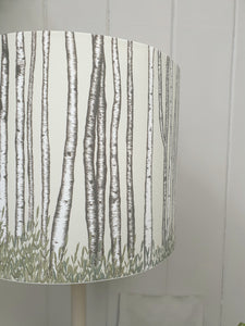 Sliver Brich Trees Lampshade