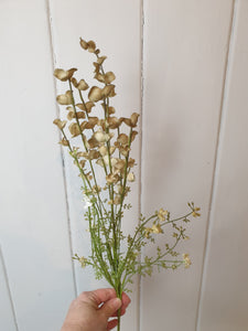 Wild Flower Faux Greenery Stems -  Various Style's