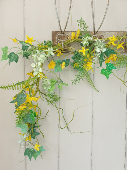 Forsythia and Ivy Garland