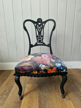 Load image into Gallery viewer, Antique Edwarian Re-Upholstered Chair
