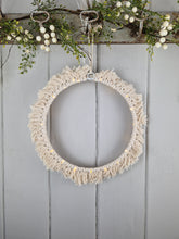 Load image into Gallery viewer, Macrame LED Wreath
