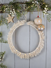 Load image into Gallery viewer, Macrame LED Wreath
