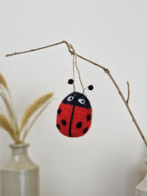 Load image into Gallery viewer, Ladybird Felt Hanging Decoration
