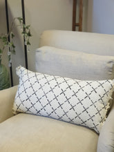 Load image into Gallery viewer, Block Printed Cross Patterned Cushion
