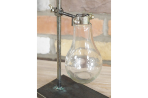 Industrial vintage style bulb vase